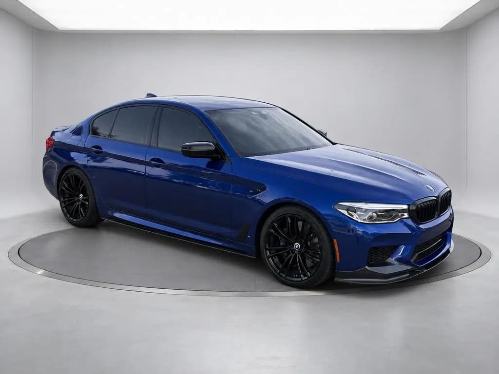 BMW M5 on the CarShots Turntable Studio backdrop