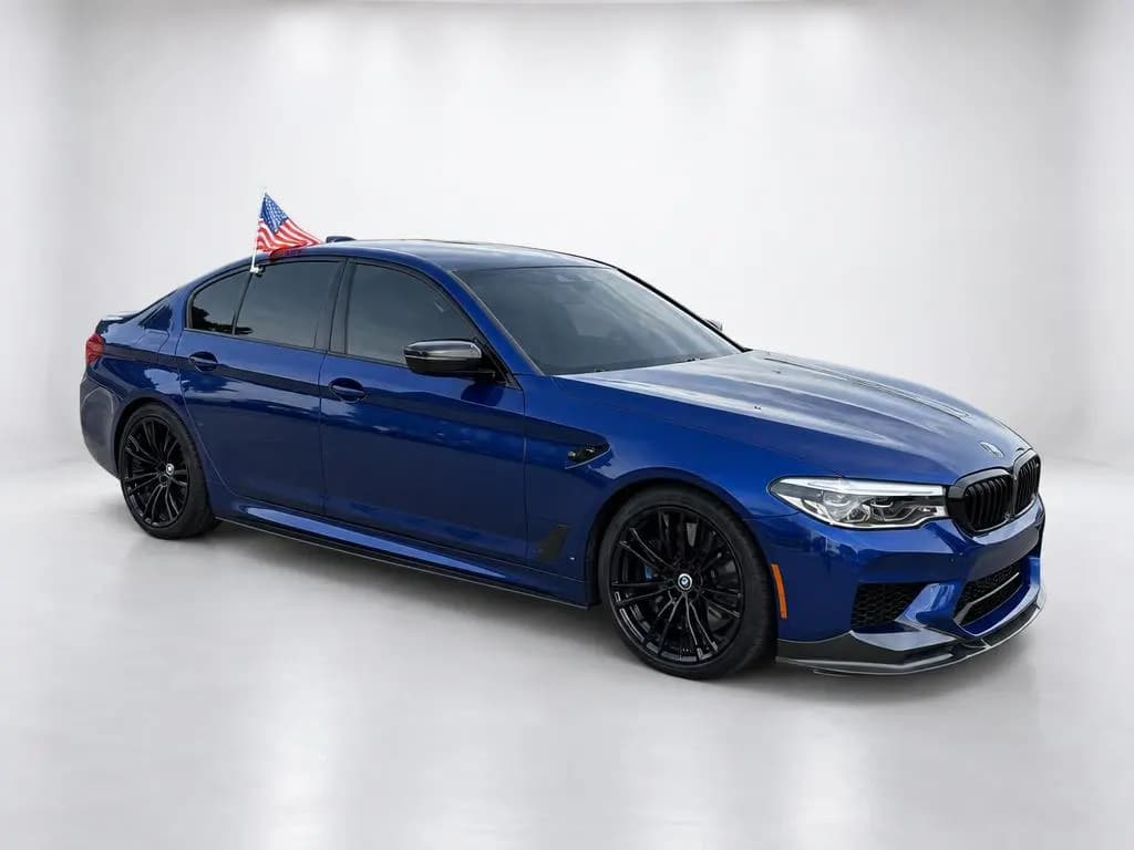 BMW M5 on the CarShots White Studio backdrop